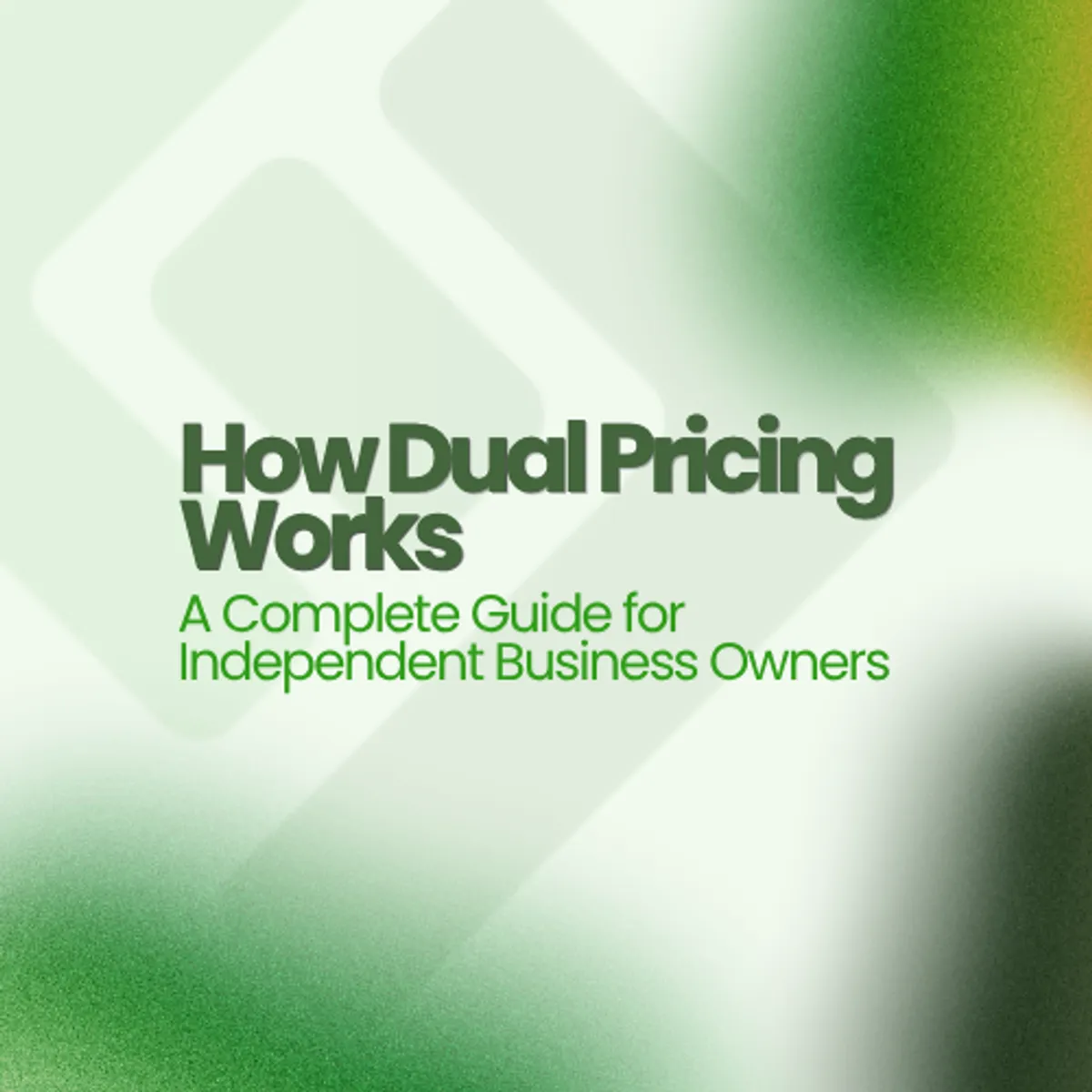 How Dual Pricing Works