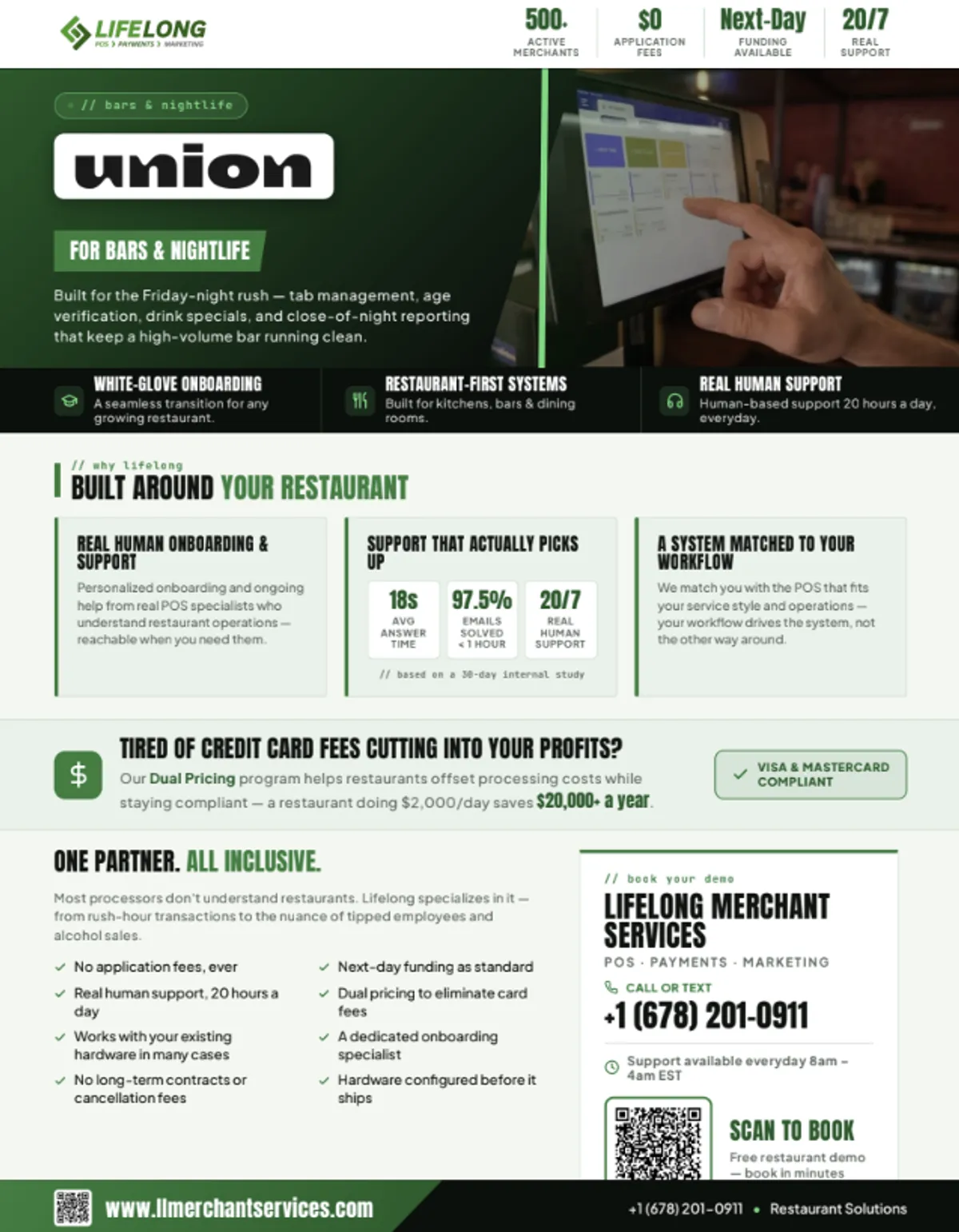 Why Bars and Restaurants Choose Union POS